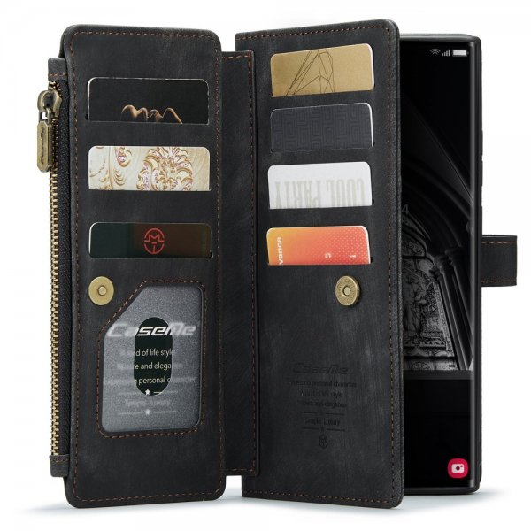 CaseMe Samsung Galaxy S23 Ultra Etui C30 Series Svart