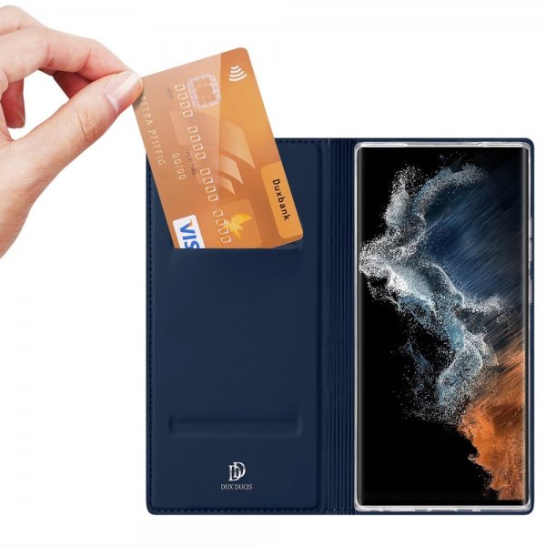 Dux Ducis Samsung Galaxy S23 Ultra Etui Skin Pro Series Blå