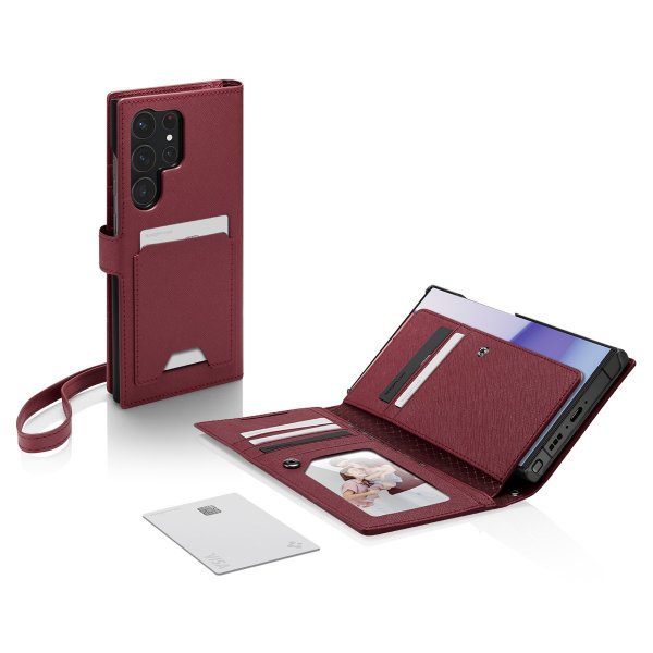 Spigen Samsung Galaxy S23 Ultra Etui Burgundy