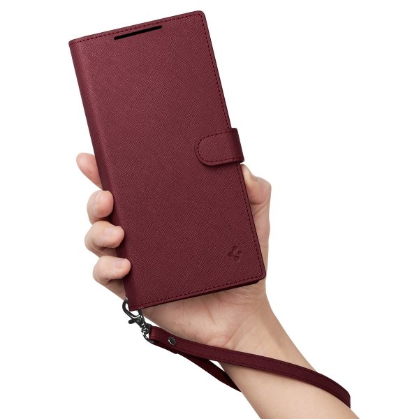 Spigen Samsung Galaxy S23 Ultra Etui Burgundy