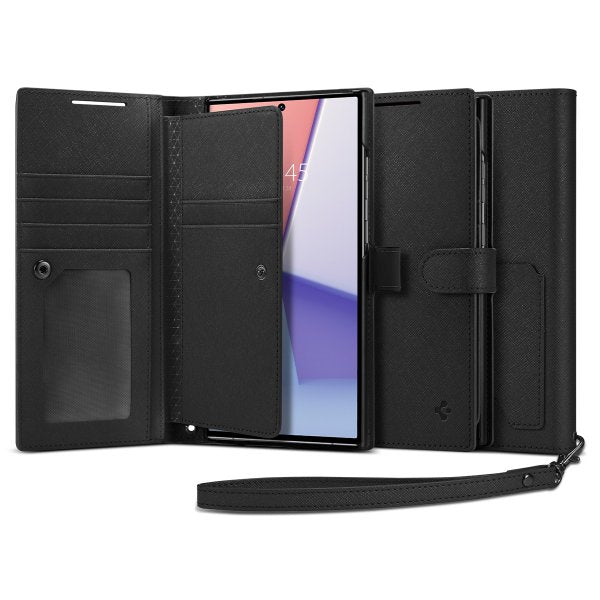 Spigen Samsung Galaxy S23 Ultra Etui Svart
