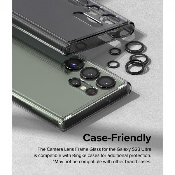 Ringke Samsung Galaxy S23 Ultra Kamerabeskytter Camera Lens Frame Svart