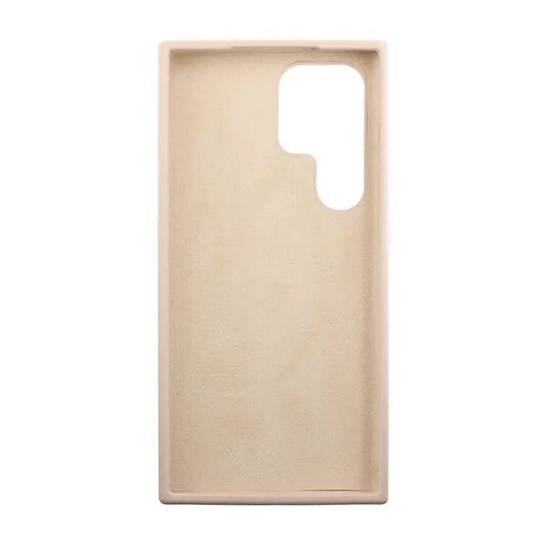 Rvelon Samsung Galaxy S23 Ultra Deksel Silikon Beige