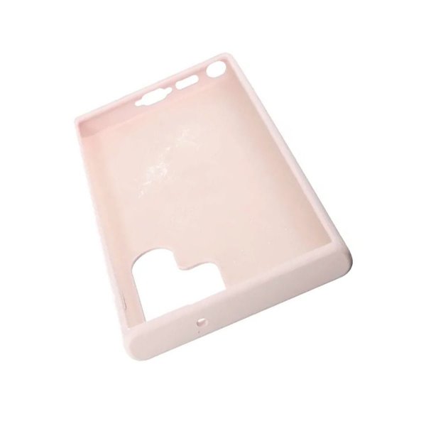 Rvelon Samsung Galaxy S23 Ultra Deksel Silikon Sandrosa