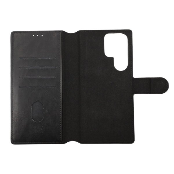 Rvelon Samsung Galaxy S23 Ultra Etui Detachable Wallet Case Svart