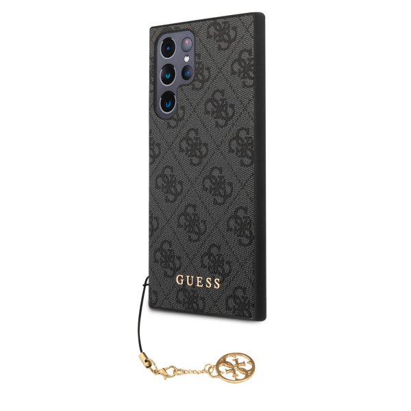 Guess Samsung Galaxy S23 Ultra Deksel 4G Charms Grå