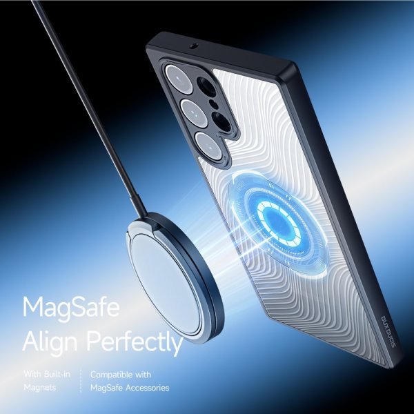 Dux Ducis Samsung Galaxy S23 Ultra Deksel Aimo Series MagSafe Svart