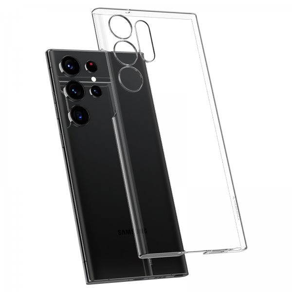 Spigen Samsung Galaxy S23 Ultra Deksel AirSkin Crystal Clear