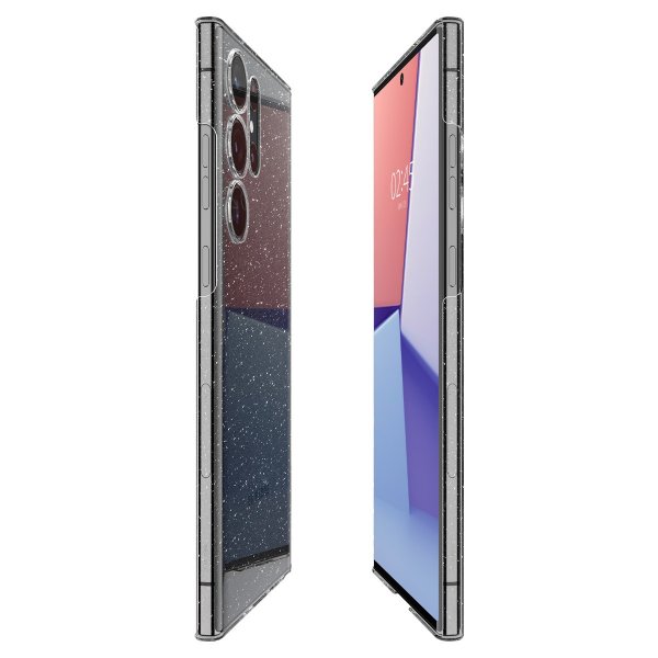 Spigen Samsung Galaxy S23 Ultra Deksel Air Skin Glitter Crystal Quartz