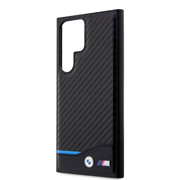BMW Samsung Galaxy S23 Ultra Deksel Carbon & Stripe Svart