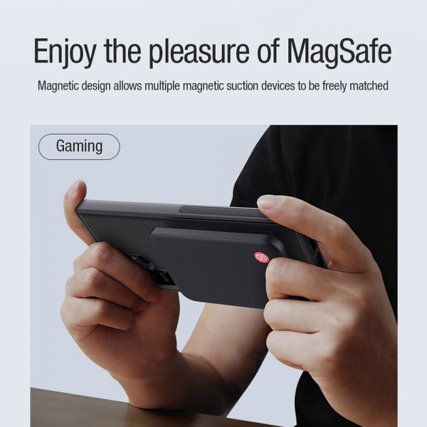 Nillkin Samsung Galaxy S23 Ultra Deksel Super Frosted Shield Pro MagSafe Svart
