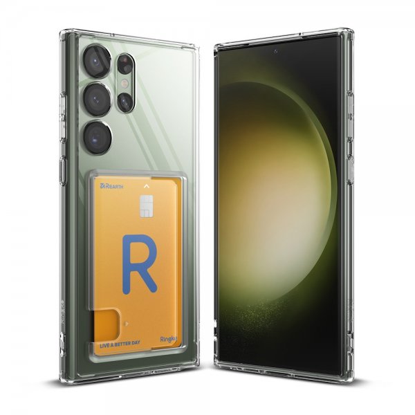 Ringke Samsung Galaxy S23 Ultra Deksel Fusion Card Clear