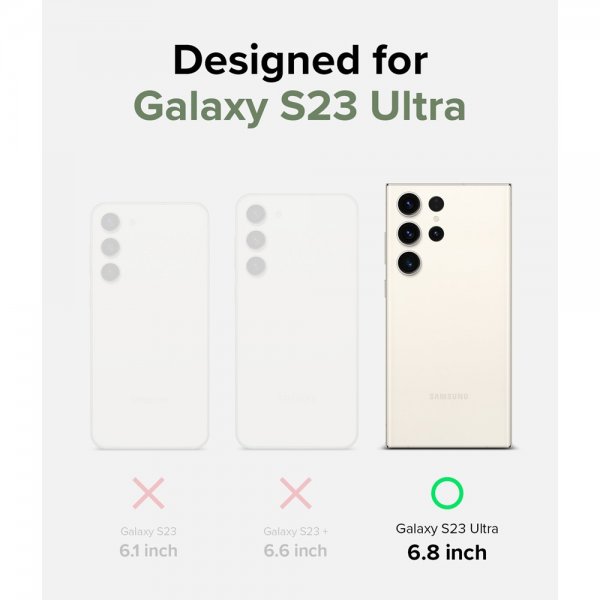 Ringke Samsung Galaxy S23 Ultra Deksel Fusion Card Clear