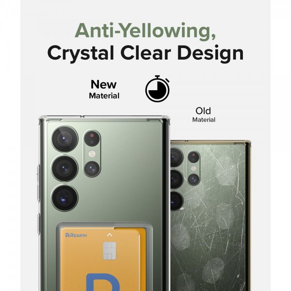 Ringke Samsung Galaxy S23 Ultra Deksel Fusion Card Clear