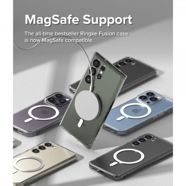 Ringke Samsung Galaxy S23 Ultra Deksel Fusion Magnetic Matte Clear