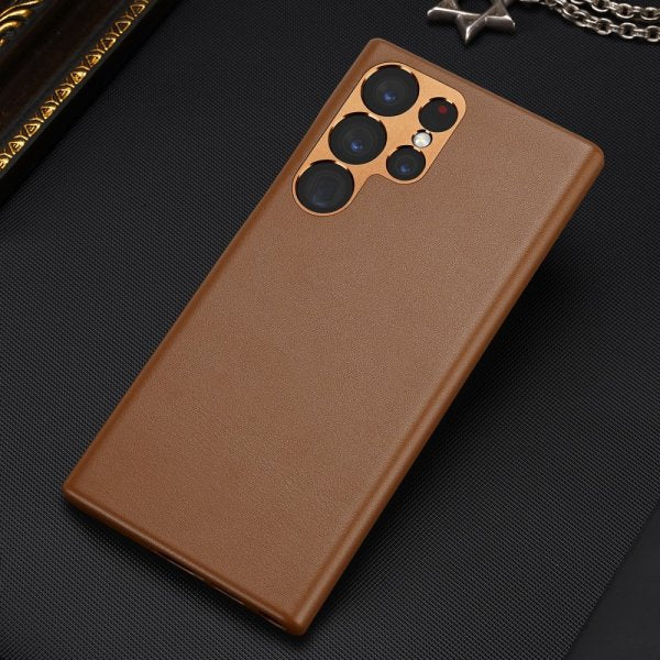 Dux Ducis Samsung Galaxy S23 Ultra Deksel Grit Series Brun