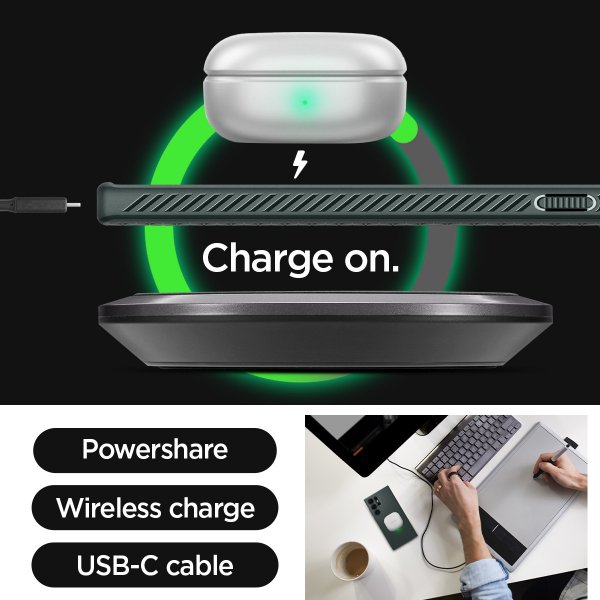 Spigen Samsung Galaxy S23 Ultra Deksel Liquid Air Abyss Green