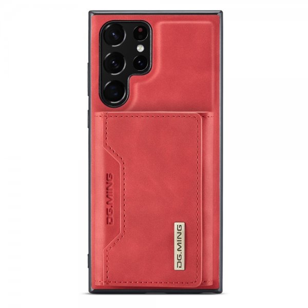 Dg.Ming Samsung Galaxy S23 Ultra Deksel M2 Series Avtakbart Kortholder Rød