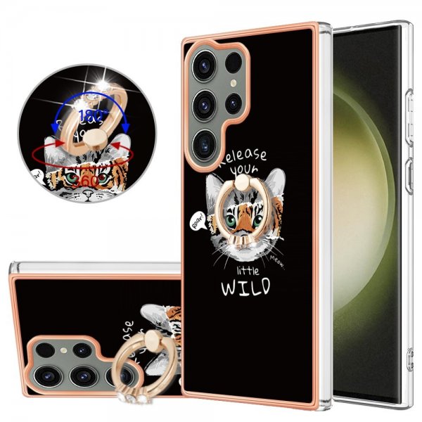 Samsung Galaxy S23 Ultra Deksel Finger Ring Motiv Release Your Little Wild