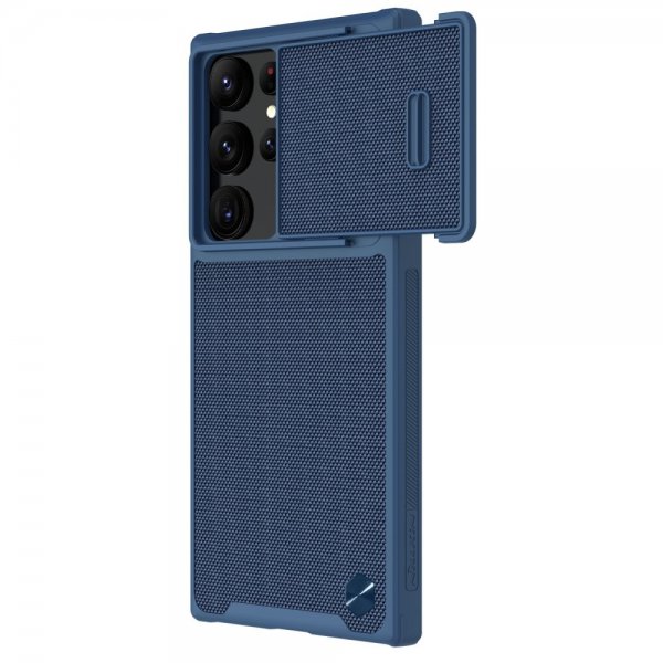 Nillkin Samsung Galaxy S23 Ultra Deksel med Tekstur Blå