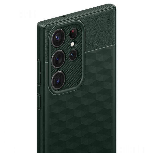 Caseology Samsung Galaxy S23 Ultra Deksel Parallax Midnight Green