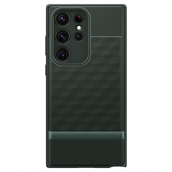 Caseology Samsung Galaxy S23 Ultra Deksel Parallax Midnight Green