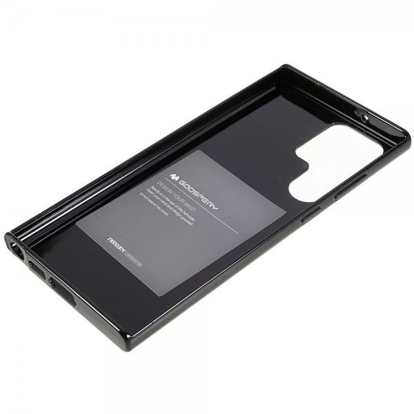 Samsung Galaxy S23 Ultra Deksel Pearl Jelly Svart