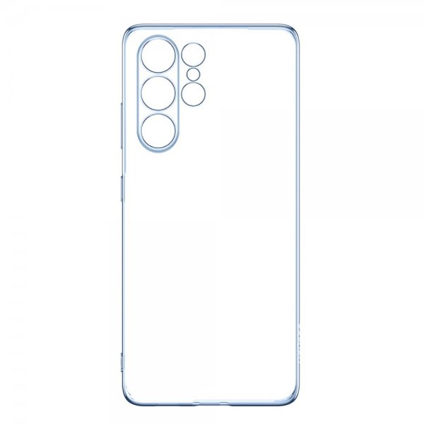 Sulada Samsung Galaxy S23 Ultra Deksel Belagt Kant Lyseblå