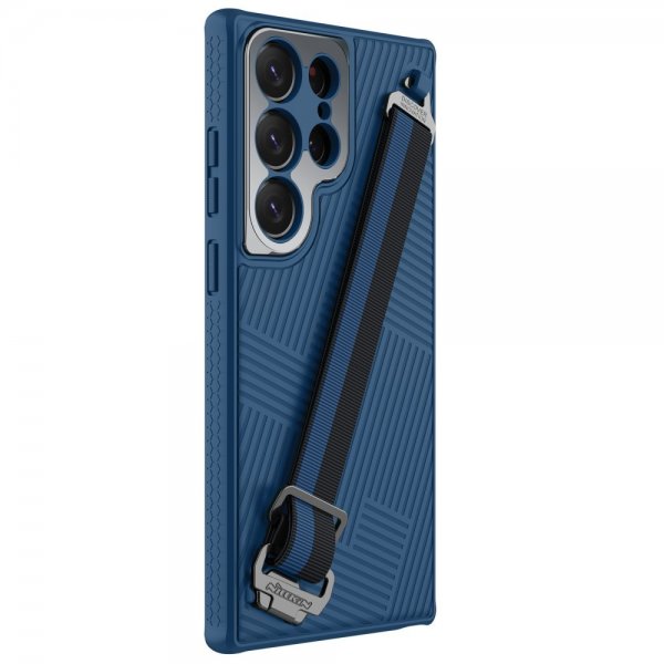 Nillkin Samsung Galaxy S23 Ultra Deksel Strap Case Blå
