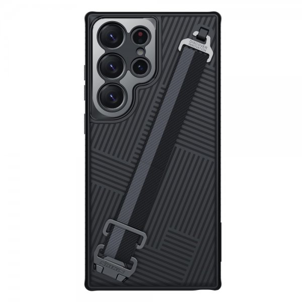 Nillkin Samsung Galaxy S23 Ultra Deksel Strap Case Svart