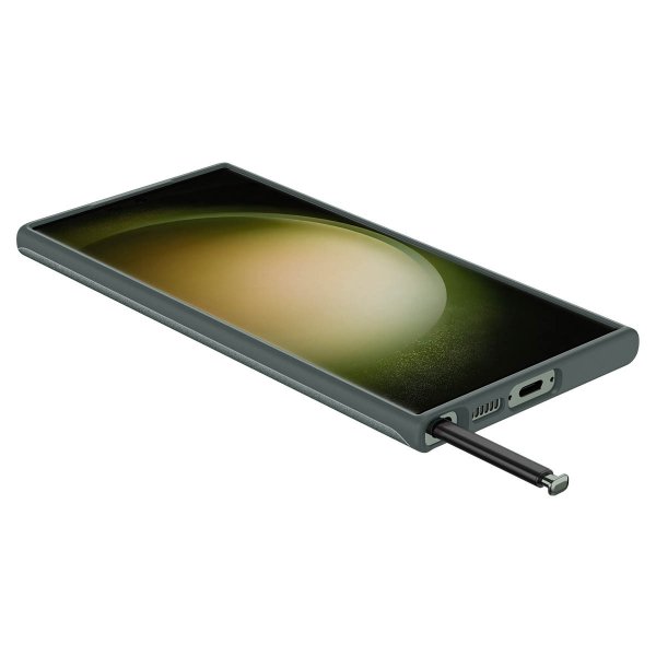 Spigen Samsung Galaxy S23 Ultra Deksel Thin Fit Abyss Green