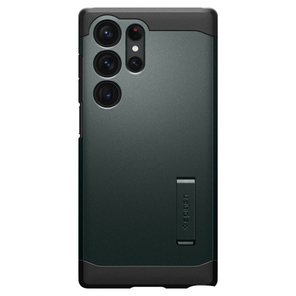 Spigen Samsung Galaxy S23 Ultra Deksel Tough Armor Abyss Green