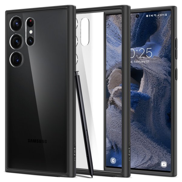 Spigen Samsung Galaxy S23 Ultra Deksel Ultra Hybrid Matte Black