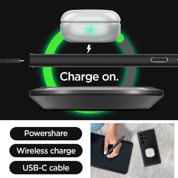 Spigen Samsung Galaxy S23 Ultra Deksel Ultra Hybrid Matte Frost Black