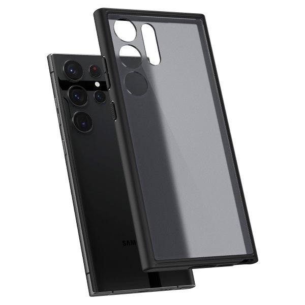 Spigen Samsung Galaxy S23 Ultra Deksel Ultra Hybrid Matte Frost Black