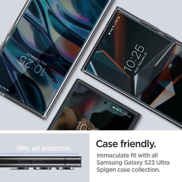 Spigen Samsung Galaxy S23 Ultra Skjermbeskytter Neo Flex 2-pakning