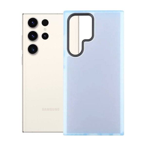 Samsung Galaxy S23 Ultra Deksel Støtsikker TPU Blå
