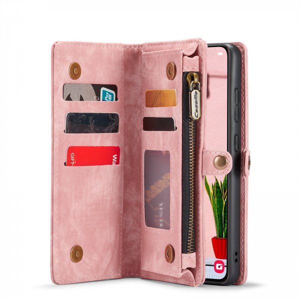 CaseMe Samsung Galaxy S24 FE Etui 008 Series Avtakbart Deksel Rosa