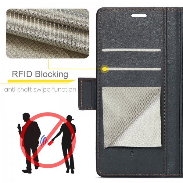 CaseMe Samsung Galaxy S24 FE Etui 023 Series Svart