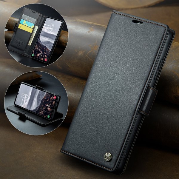 CaseMe Samsung Galaxy S24 FE Etui 023 Series Svart