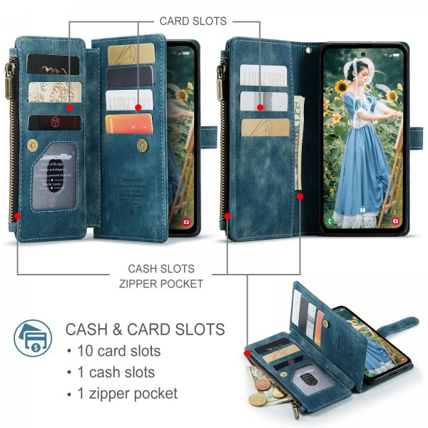 CaseMe Samsung Galaxy S24 FE Etui C30 Series Blå