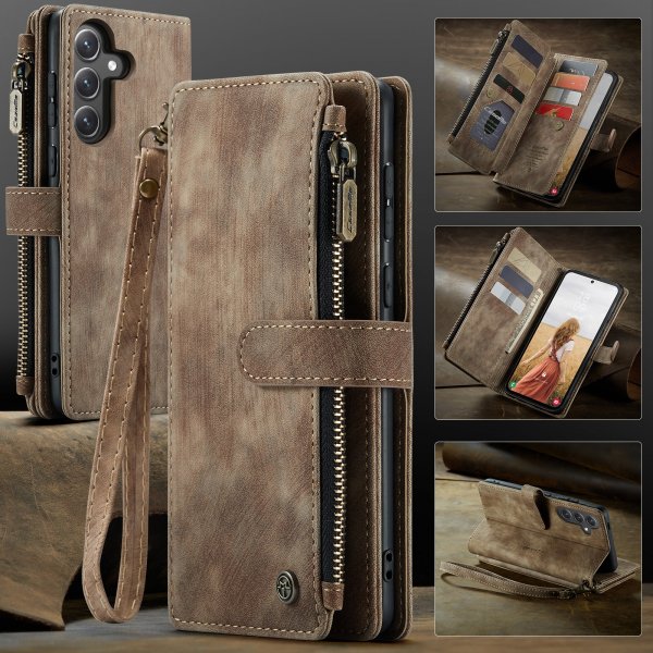 CaseMe Samsung Galaxy S24 FE Etui C30 Series Brun