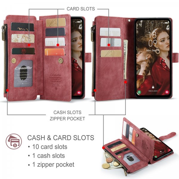 CaseMe Samsung Galaxy S24 FE Etui C30 Series Rød