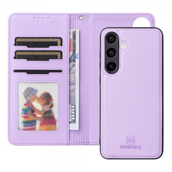 Betopnice Samsung Galaxy S24 FE Etui Avtagbart Deksel 005 Lilla