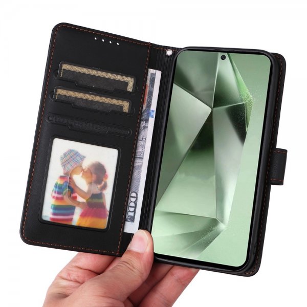 Betopnice Samsung Galaxy S24 FE Etui Avtagbart Deksel 005 Svart