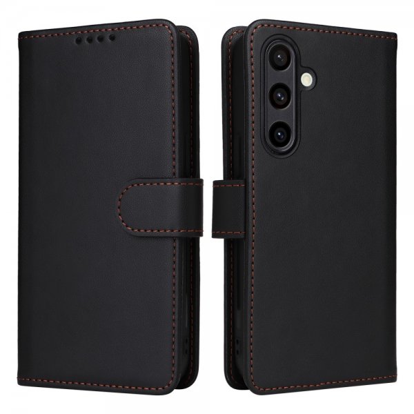 Betopnice Samsung Galaxy S24 FE Etui Avtagbart Deksel 005 Svart