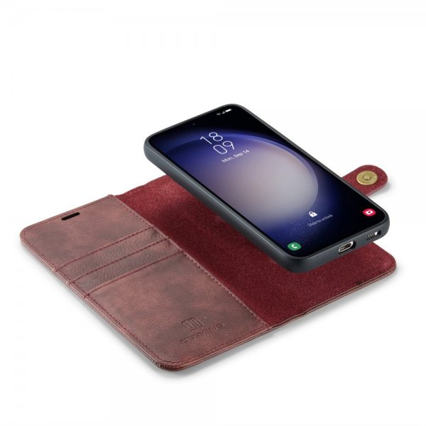Dg.Ming Samsung Galaxy S24 FE Etui Avtagbart Deksel Rød