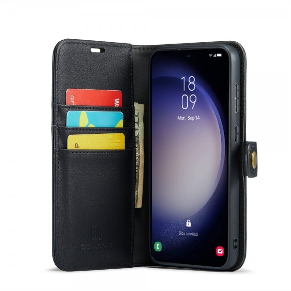 Dg.Ming Samsung Galaxy S24 FE Etui Avtagbart Deksel Svart