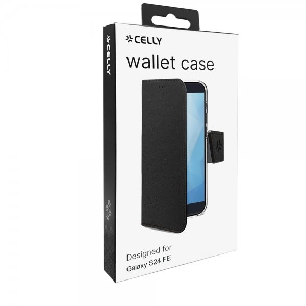 Celly Samsung Galaxy S24 FE Etui Wally Wallet Case Svart