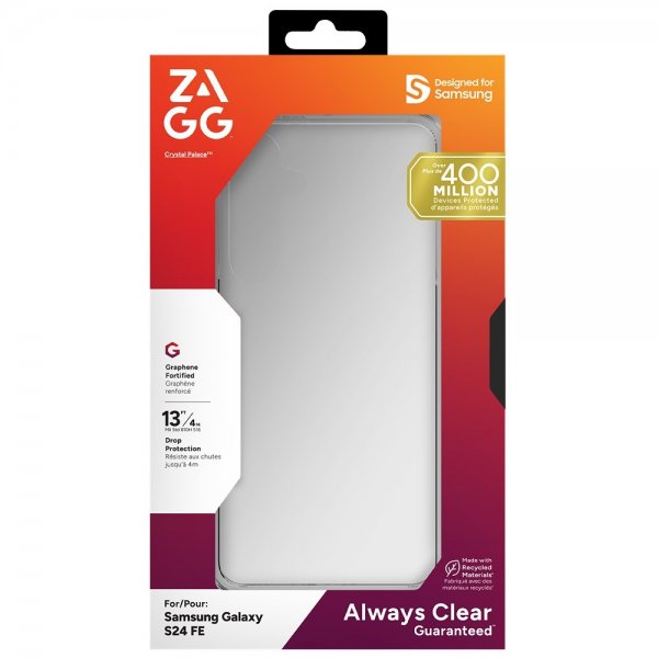 Zagg Samsung Galaxy S24 FE Deksel Crystal Palace Transparent